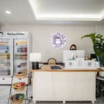 Reception desk at Blu Monkey Boutique Bangsaen
